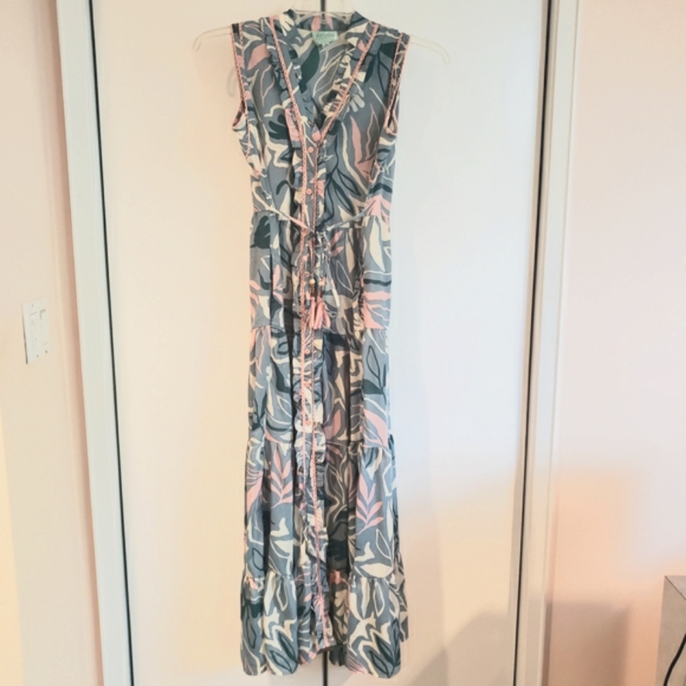 NWT! Maxi Summer Dress With Pockets! Size XS